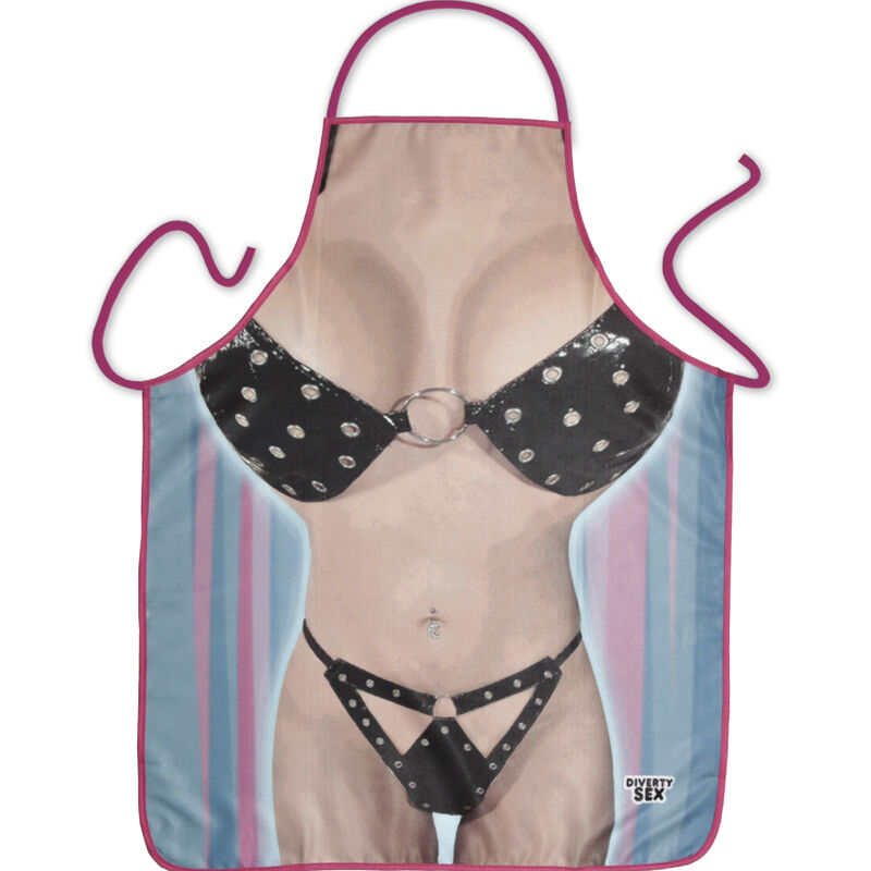 DIABLO PICANTE – DELANTAL BIKINI MUJER