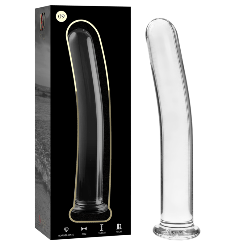 NEBULA SERIES BY IBIZA – MODELO 9 DILDO CRISTAL TRANSPARENTE 15.5 CM -O- 2.5 CM