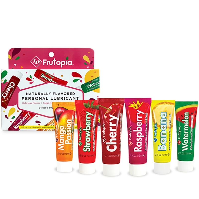ID FRUTOPIA – LUBRICANTE SURTIDO 5 PACK 12 ML