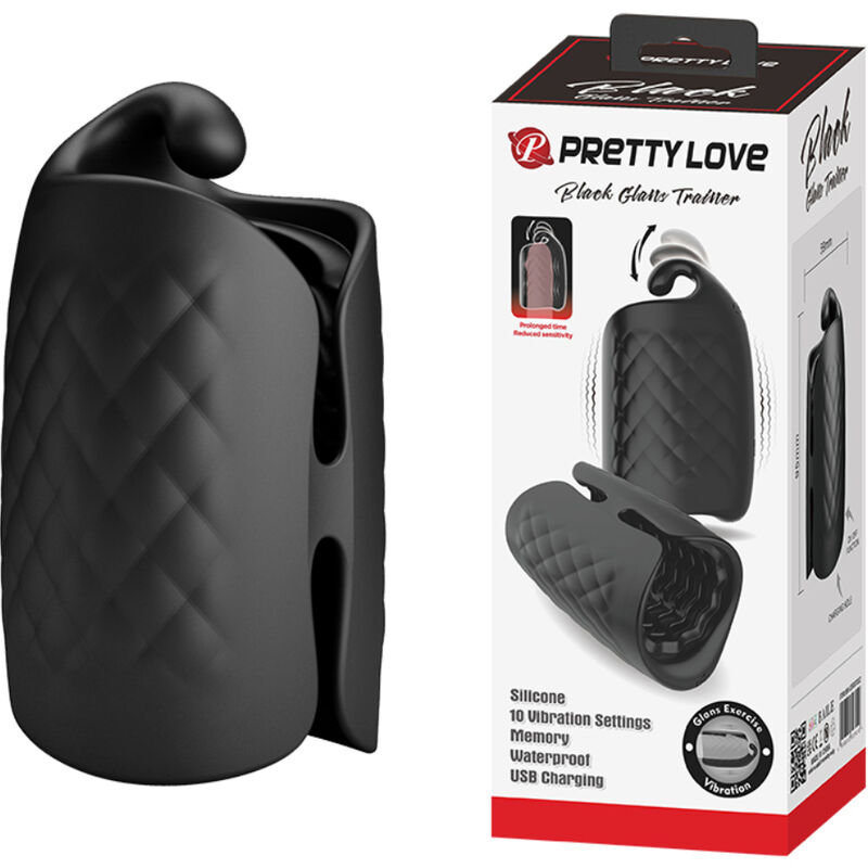 PRETTY LOVE – MASTURBADOR MANUAL PARA GLANDE VIBRADOR RECARGABLE