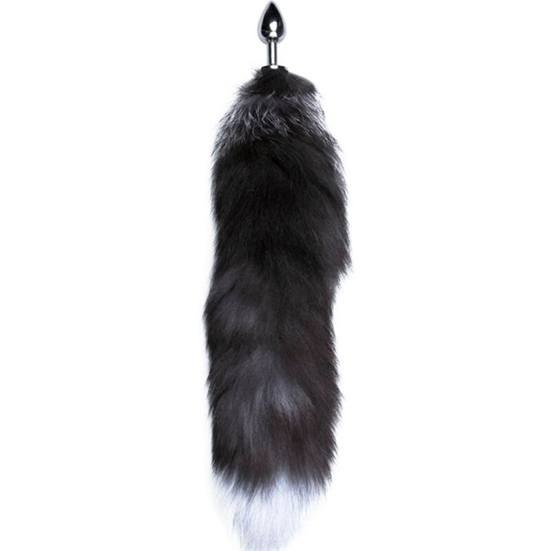 ALIVE – ANAL PLEASURE PLUG METAL COLA DE ZORRO TALLA L