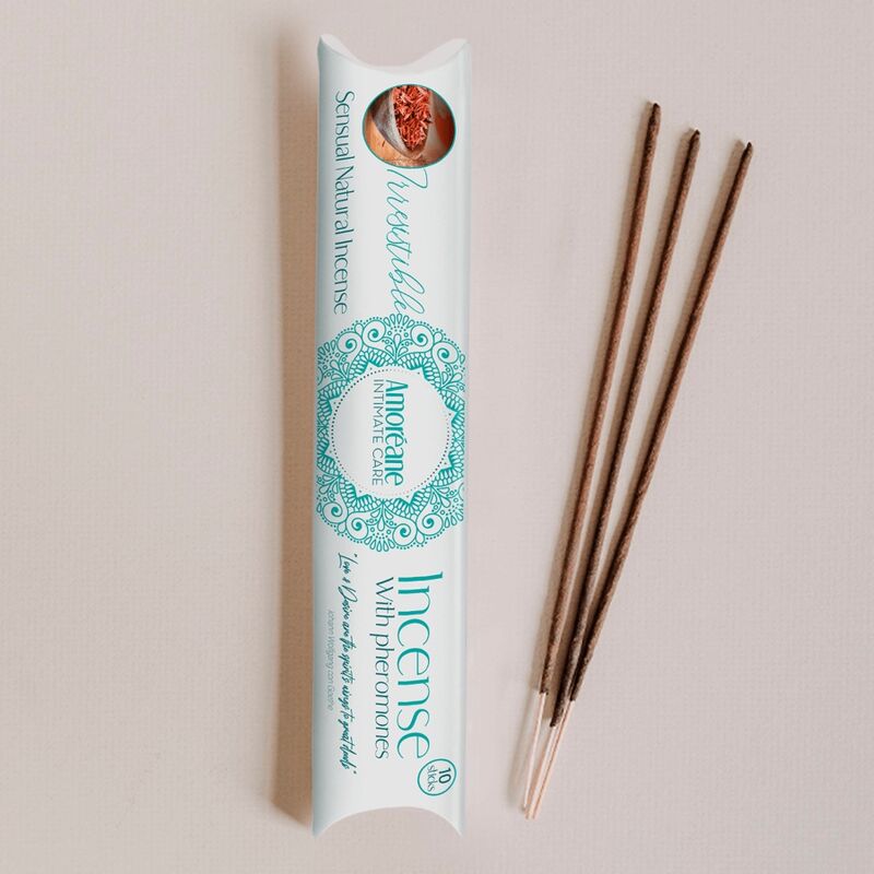 AMOREANE – IRRESISTIBLE INCIENSO CON FEROMONAS AROMA AMADERADO