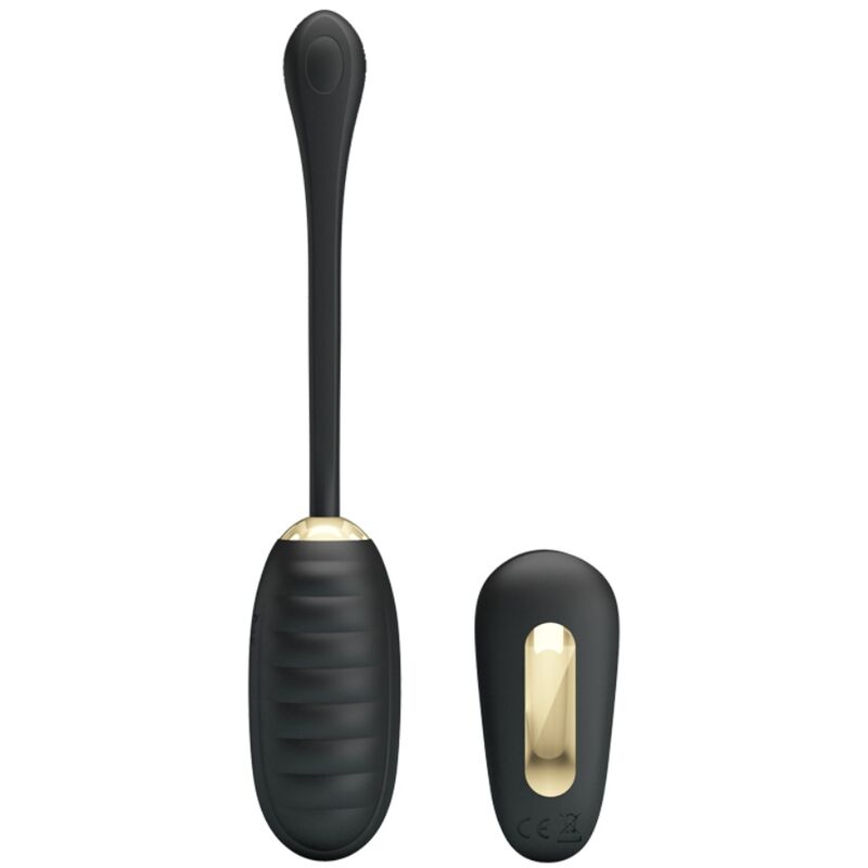 PRETTY LOVE – DOREEN HUEVO VIBRADOR DE LUJO RECARGABLE NEGRO
