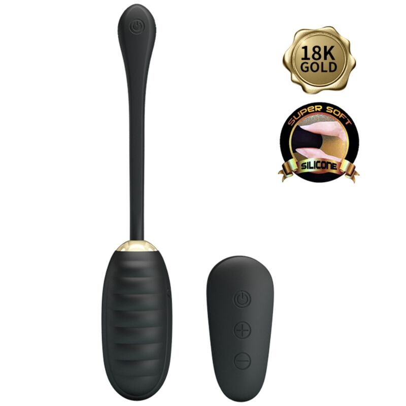 PRETTY LOVE – DOREEN HUEVO VIBRADOR DE LUJO RECARGABLE NEGRO