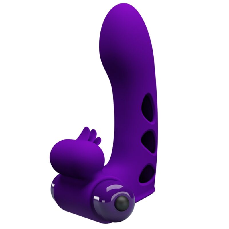 PRETTY LOVE – ORLANDO FUNDA DE DEDO VIBRADOR MORADO