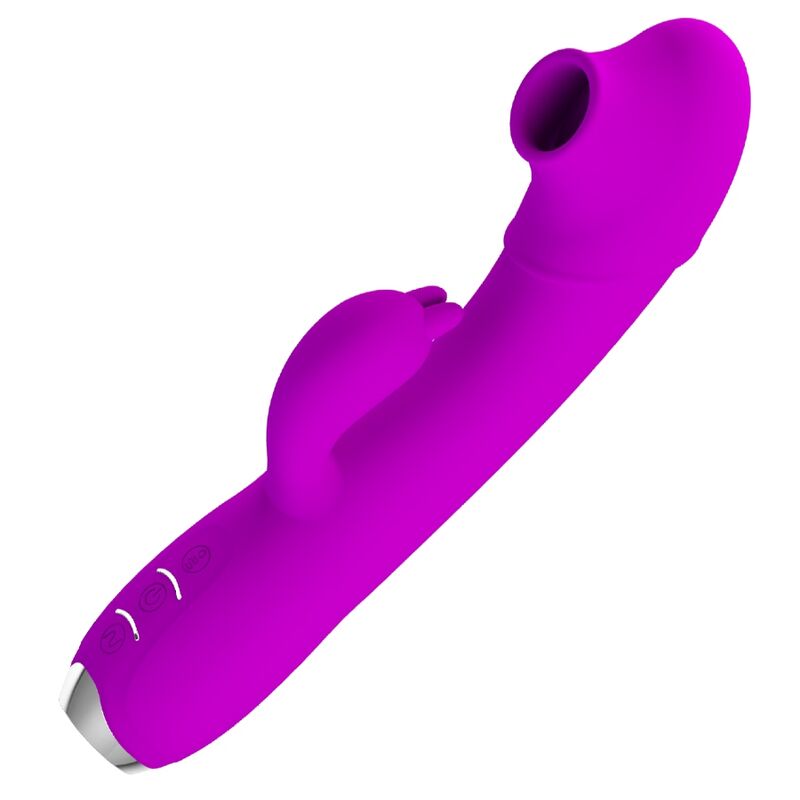 PRETTY LOVE – REGINA VIBRADOR-SUCCIONADOR RECARGABLE MORADO