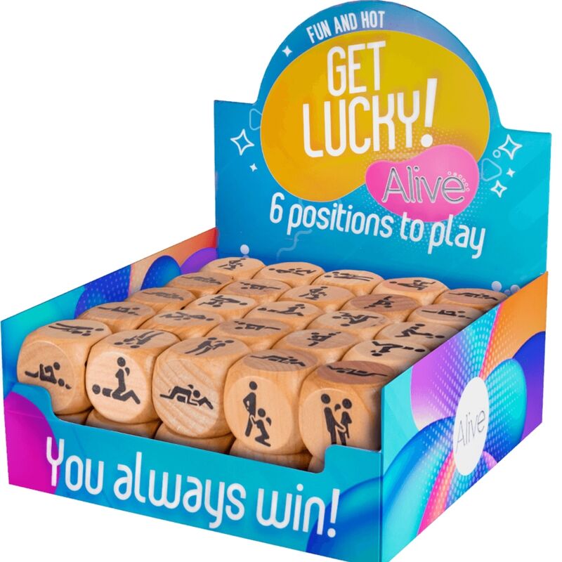 ALIVE – GET LUCKY CAJA DADO 6 POSICIONES 50 UNIDADES