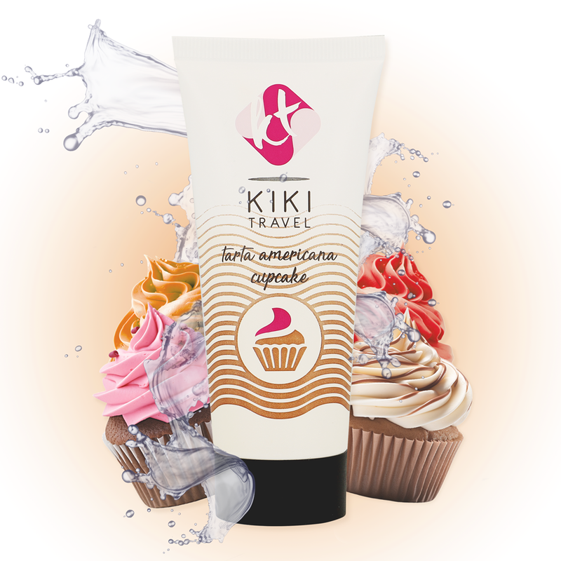 KIKÍ TRAVEL – GEL DESLIZANTE SABOR A TARTA AMERICANA CUPCAKE 50 ML