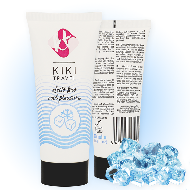 KIKÍ TRAVEL – GEL DESLIZANTE EFECTO FRÍO INTENSIFICADOR 50 ML