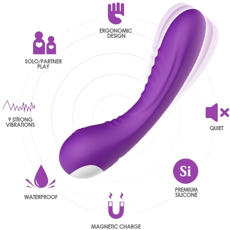 ARMONY – LEGEND VIBRADOR SILICONA VIOLETA