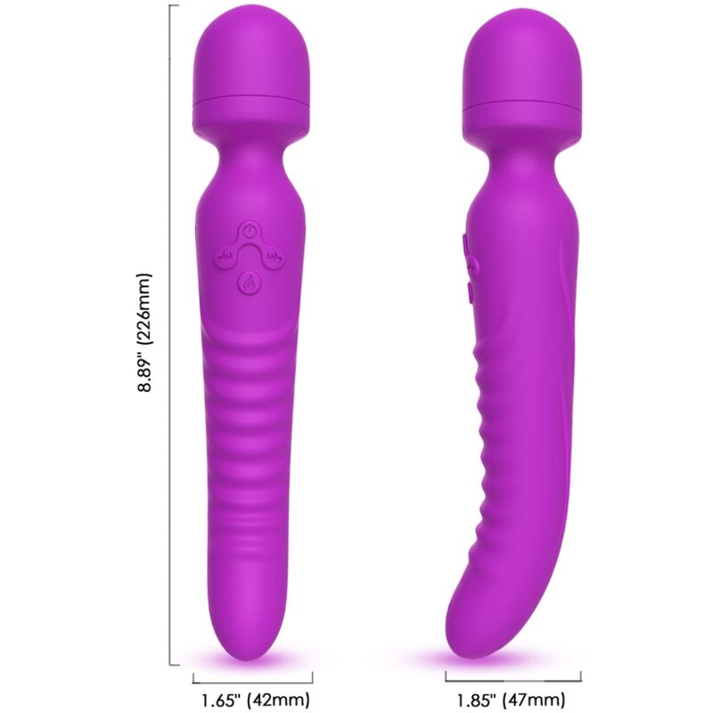 ARMONY – MISSION MASAJEADOR VIBRADOR EFECTO CALOR VIOLETA
