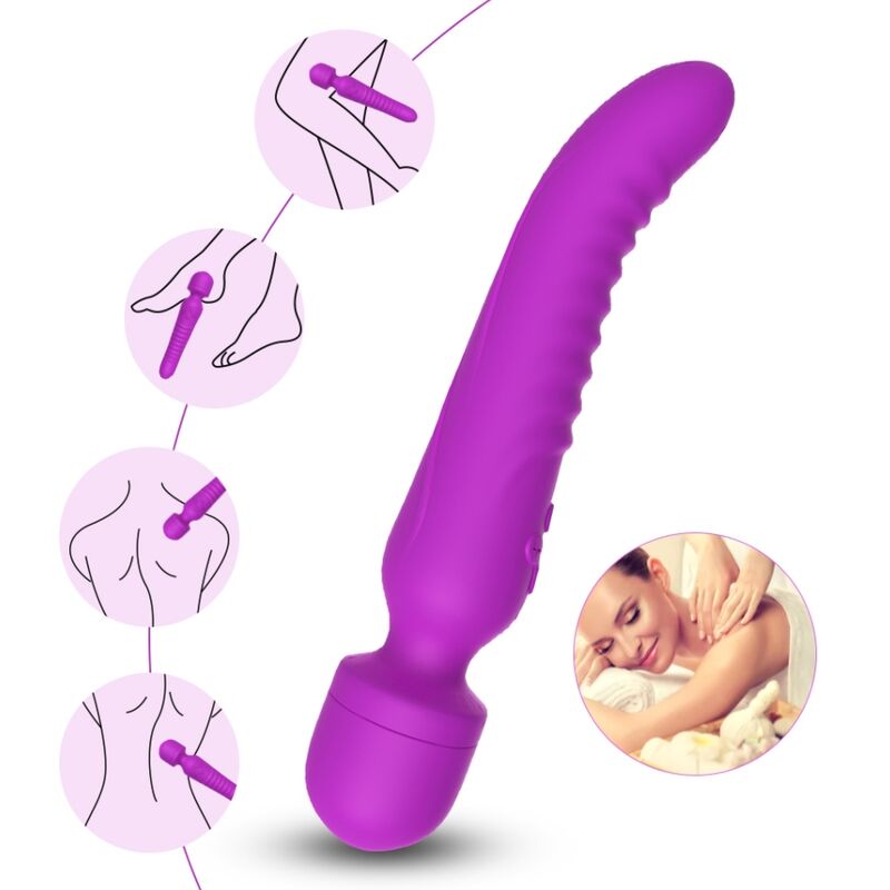 ARMONY – MISSION MASAJEADOR VIBRADOR EFECTO CALOR VIOLETA