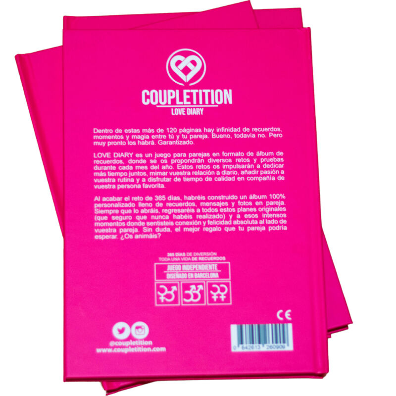 COUPLETITION – LOVE DIARY ÁLBUM DE RECUERDOS  DESEOS EN PAREJA