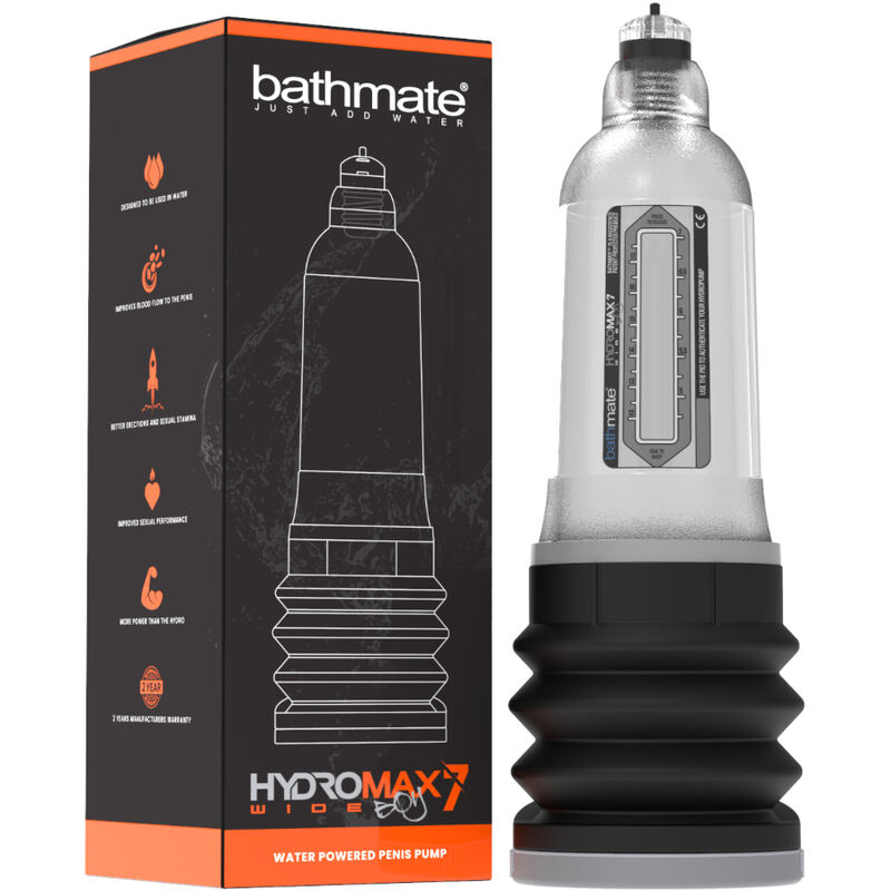 BATHMATE – HYDROMAX 7 WIDE BOY X30 TRANSPARENTE