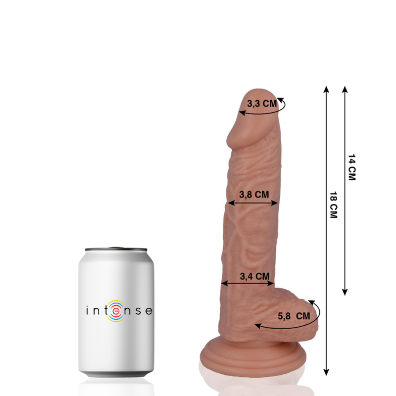 MR INTENSE – 11 PENE REALISTICO 18 CM -O- 3.8 CM