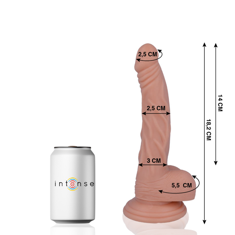 MR INTENSE – 12 PENE REALISTICO 18.2 CM -O- 2.5 CM