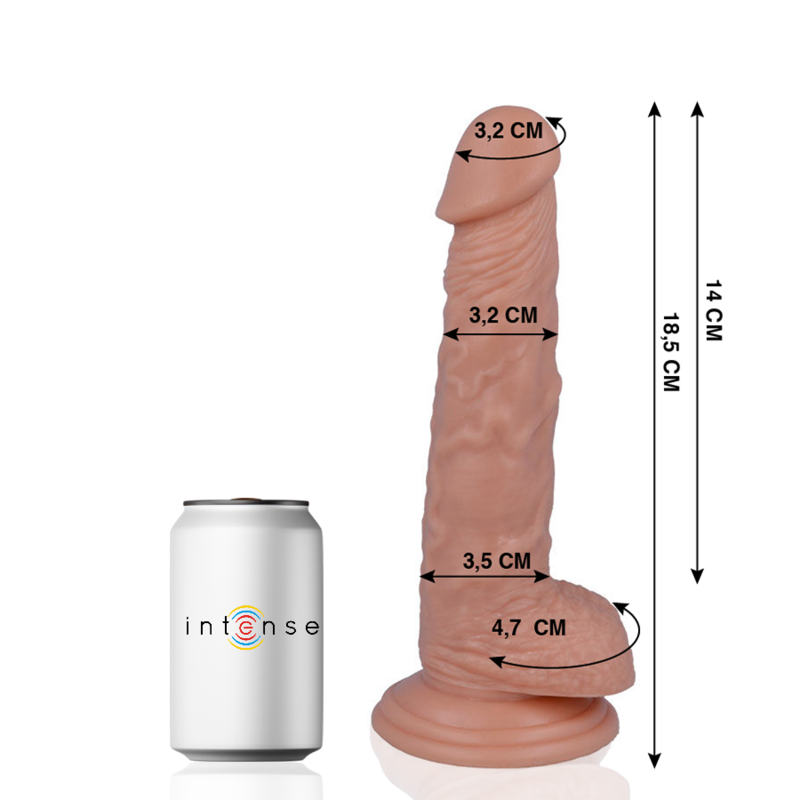 MR INTENSE – 13 PENE REALISTICO 18.5 CM -O- 3.2 CM