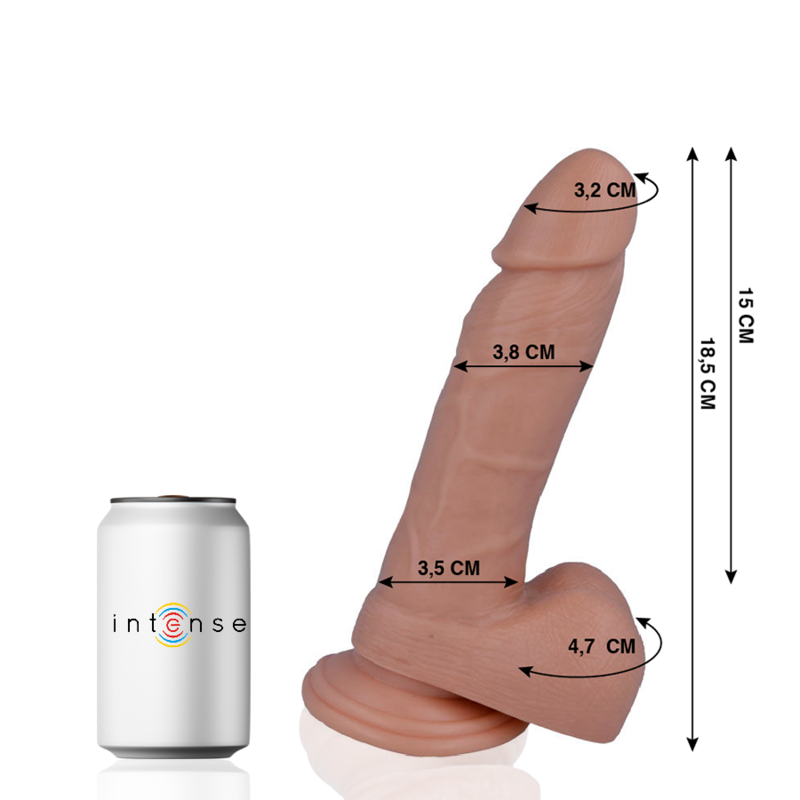 MR INTENSE – 14 PENE REALISTICO 18.5 CM -O- 3.8 CM