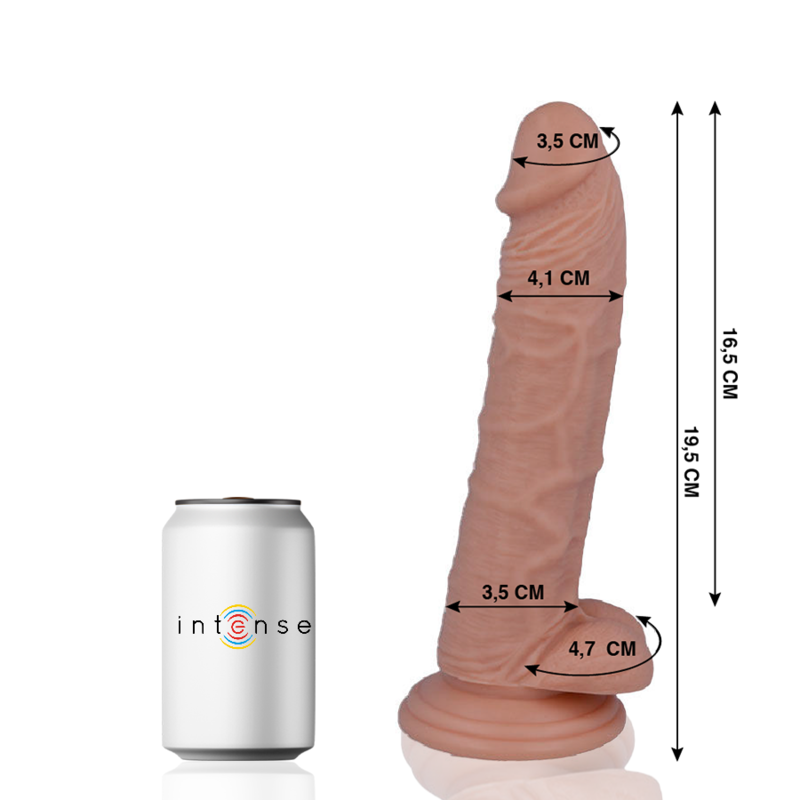 MR INTENSE – 15 PENE REALISTICO 19.5 CM -O- 4.1 CM