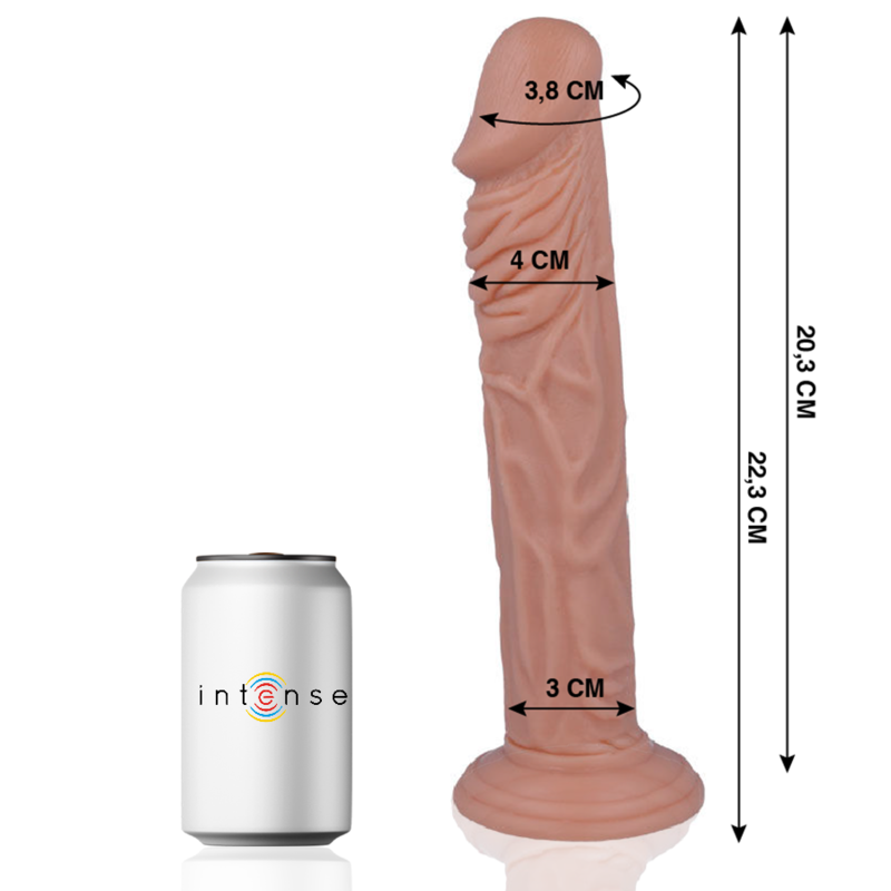 MR INTENSE – 27 PENE REALISTICO 22.3 CM -O- 4 CM