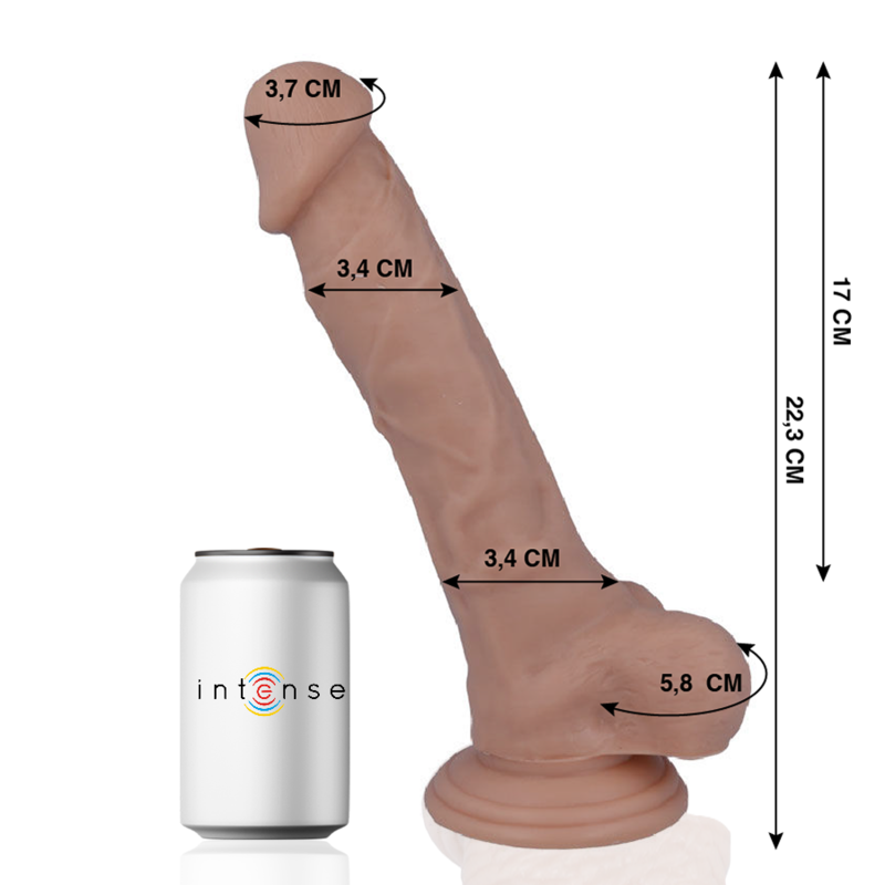 MR INTENSE – 28 PENE REALISTICO 22.3 CM -O- 3.4 CM