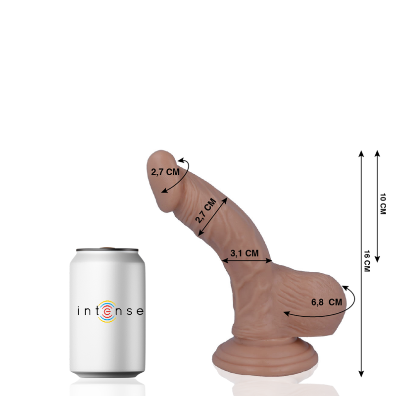 MR INTENSE – 2 PENE REALISTICO 16 CM -O- 2.7 CM