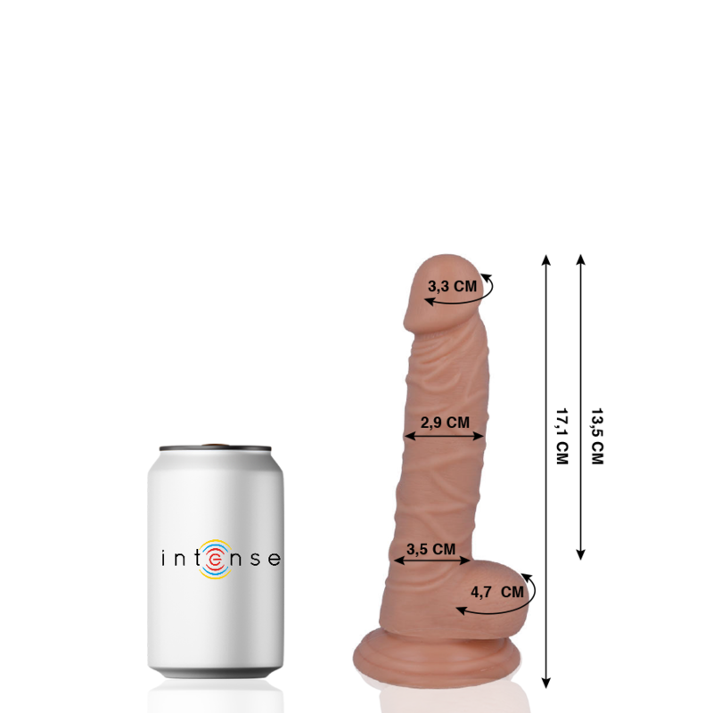 MR INTENSE – 7 PENE REALISTICO 17.1 CM -O- 2.9 CM