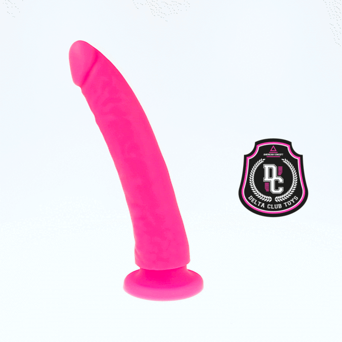 DELTA CLUB – TOYS DILDO ROSA SILICONA MEDICA 20 CM -O- 4 CM