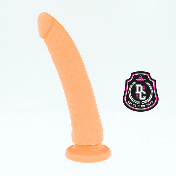 DELTA CLUB – TOYS DILDO NATURAL SILICONA MEDICA 23 CM -O- 4.5 CM
