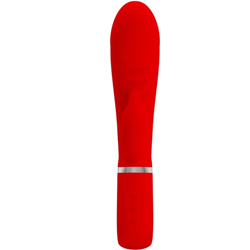 PRETTY LOVE – PRESCOTT VIBRADOR PUNTO G MULTIFUNCIÓN ROJO
