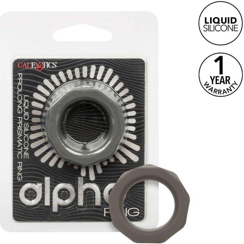 CALEXOTICS – ALPHA ANILLO PROLONG PRISMTICO GRIS