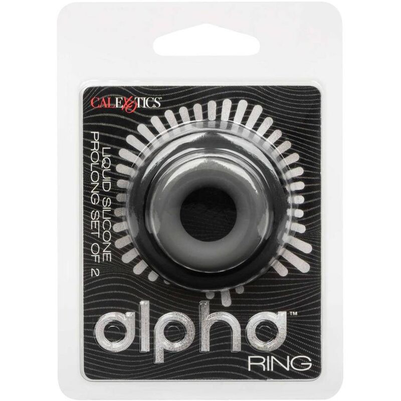 CALEXOTICS – ALPHA SET DE 2 ANILLOS PROLONG GRIS