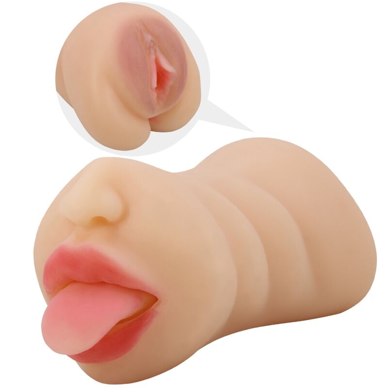 CRAZY BULL – SARAH MASTUBADOR EN FORMA DE VAGINA DOBLE ENTRADA