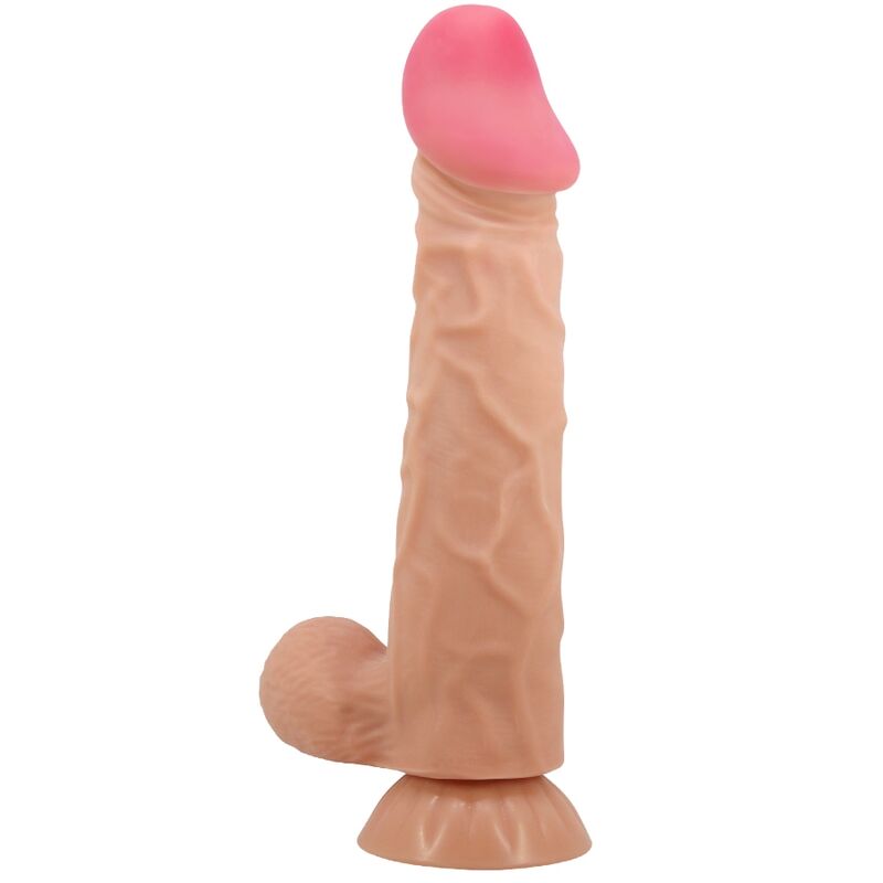 PRETTY LOVE – SLIDING SKIN SERIES DILDO REALÍSTICO CON VENTOSA PIEL DESLIZANTE 24 CM