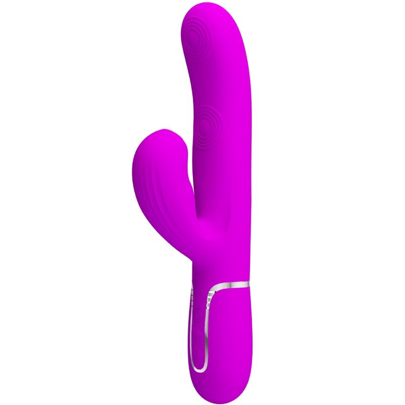PRETTY LOVE – PERLITA VIBRADOR PUNTO G 3 EN 1 MULTIFUNCIÓN VIOETA