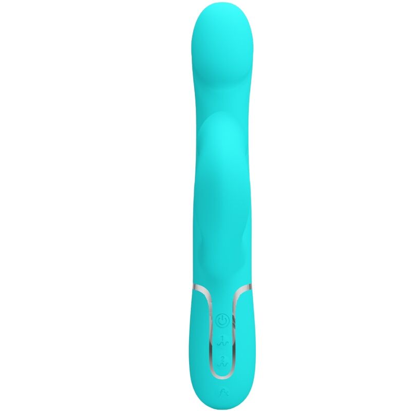 PRETTY LOVE – VIBRADOR RABBIT PERLAS VERDE AGUA