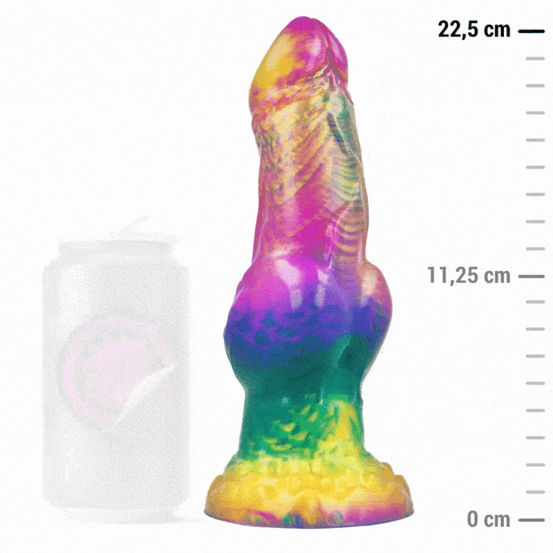 EPIC – IRIS DILDO CON TESTÍCULOS ARCOÍRIS DE PLACER