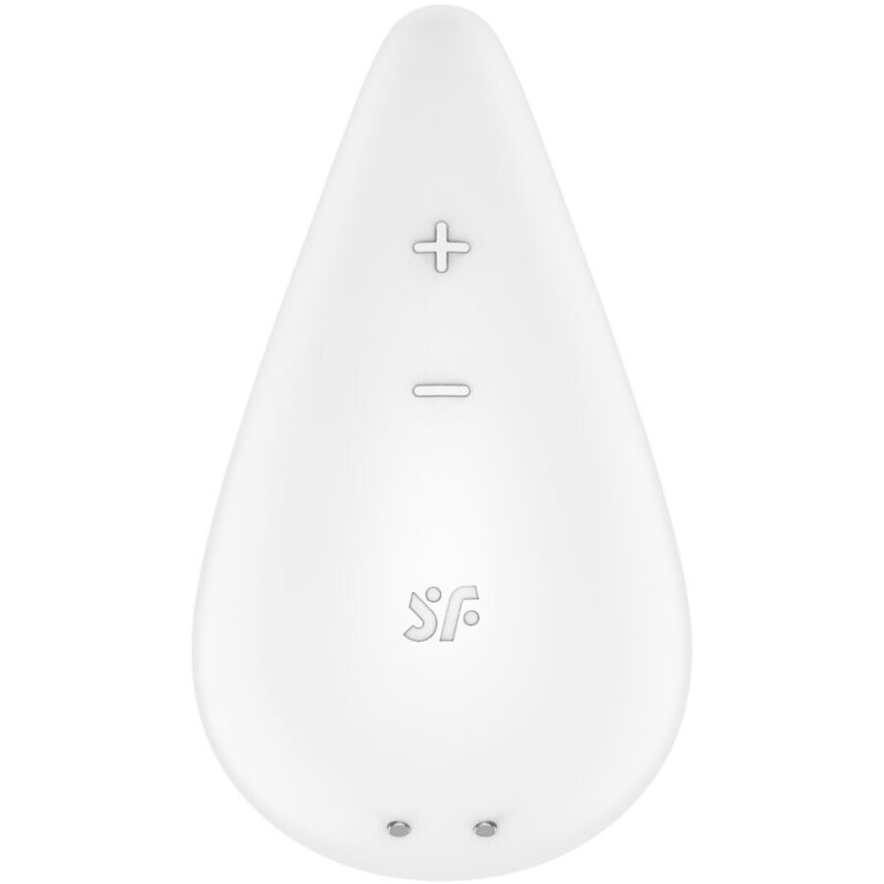 SATISFYER – DEW DROP VIBRADOR LAY-ON BLANCO