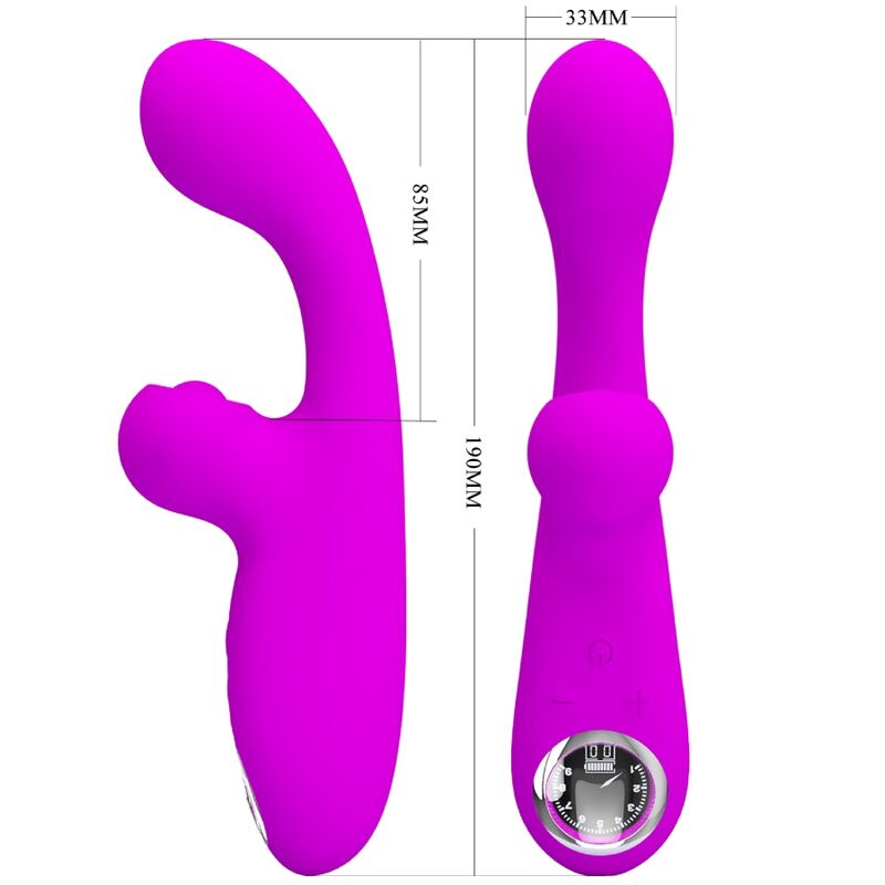 PRETTY LOVE – SKYLAR VIBRADOR ESTIMULADOR PÚRPURA
