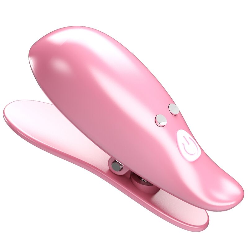 PRETTY LOVE – LEAF PINZAS VIBRATORIAS PARA PEZONES ROSA