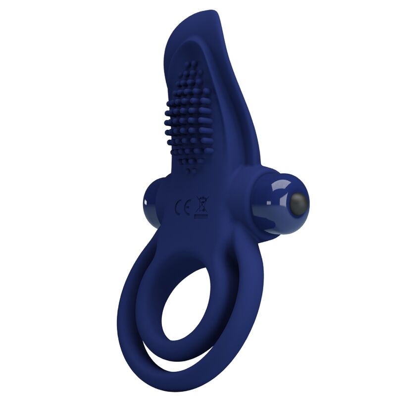 PRETTY LOVE – BRONSON DOBLE ANILLO CON VIBRACIÓN AZUL