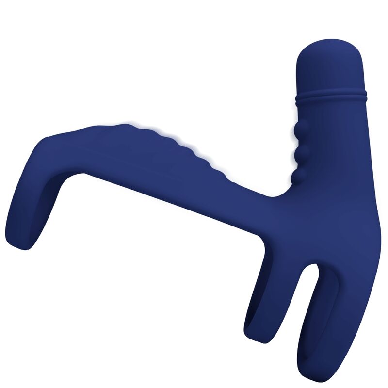 PRETTY LOVE – ELISH ANILLO VIBRADOR CON EXTENSIÓN AZUL