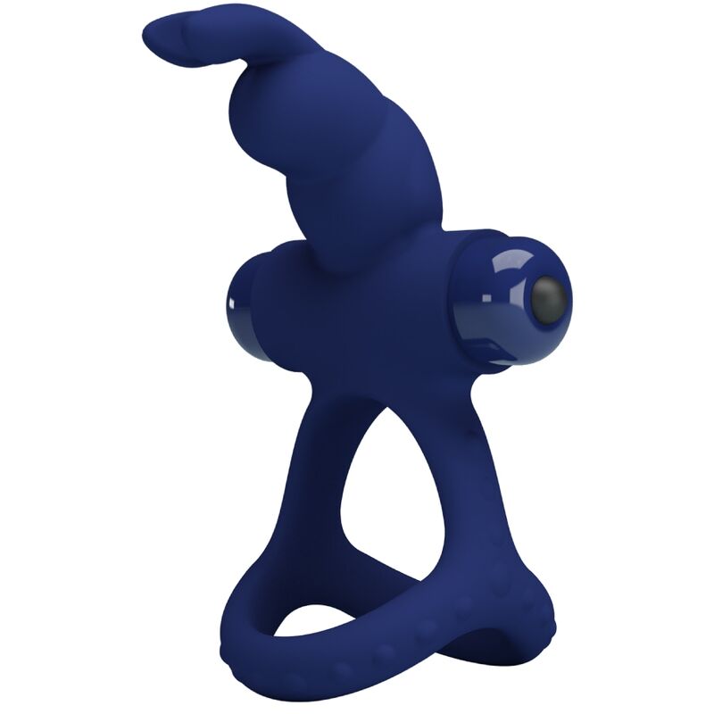 PRETTY LOVE – LUCHITO DOBLE ANILLO VIBRADOR RABBIT AZUL