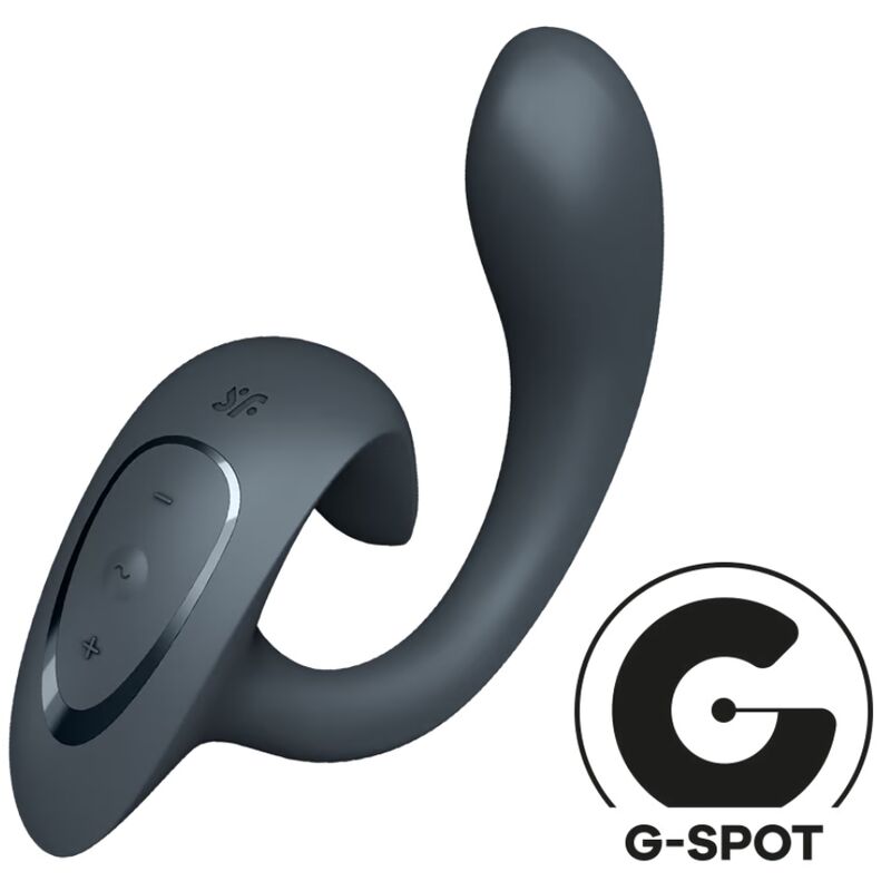 SATISFYER – G FOR GODDESS 1 VIBRADOR RABBIT GRIS OSCURO