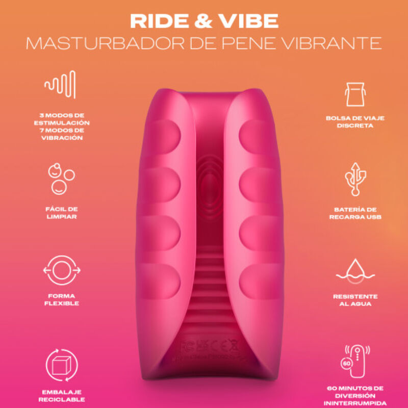 DUREX – TOY MASTURBADOR VIBRADOR RIDE  VIBE