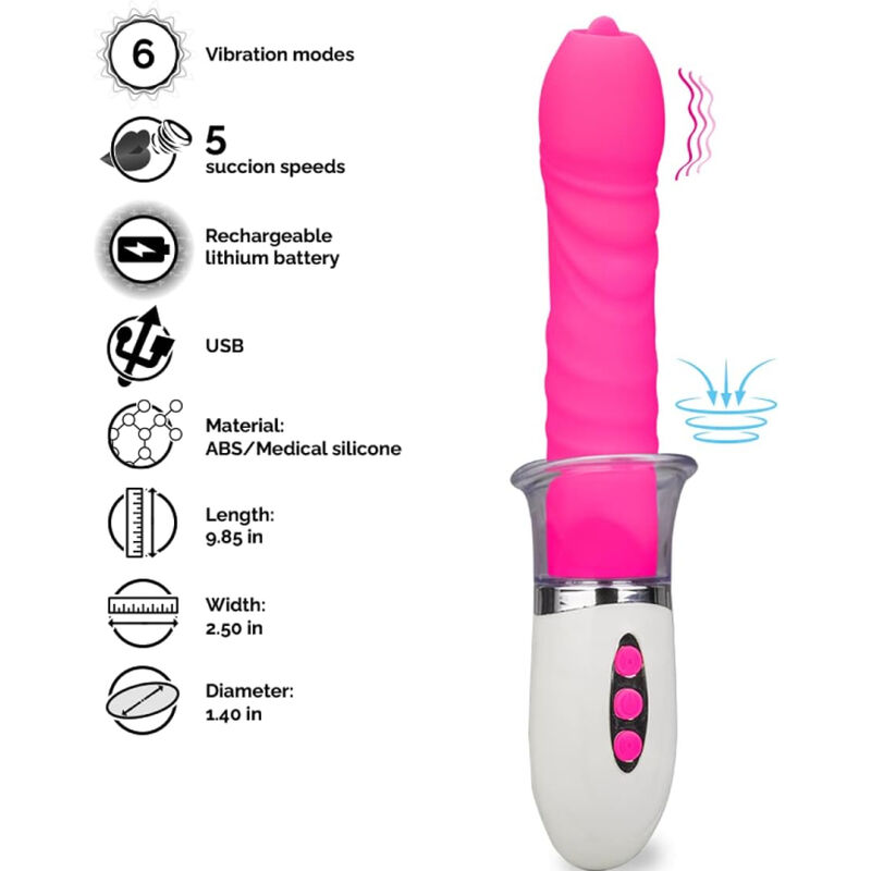 ARMONY – LIBERTY VIBRADOR  THRUSTING CON LENGUA