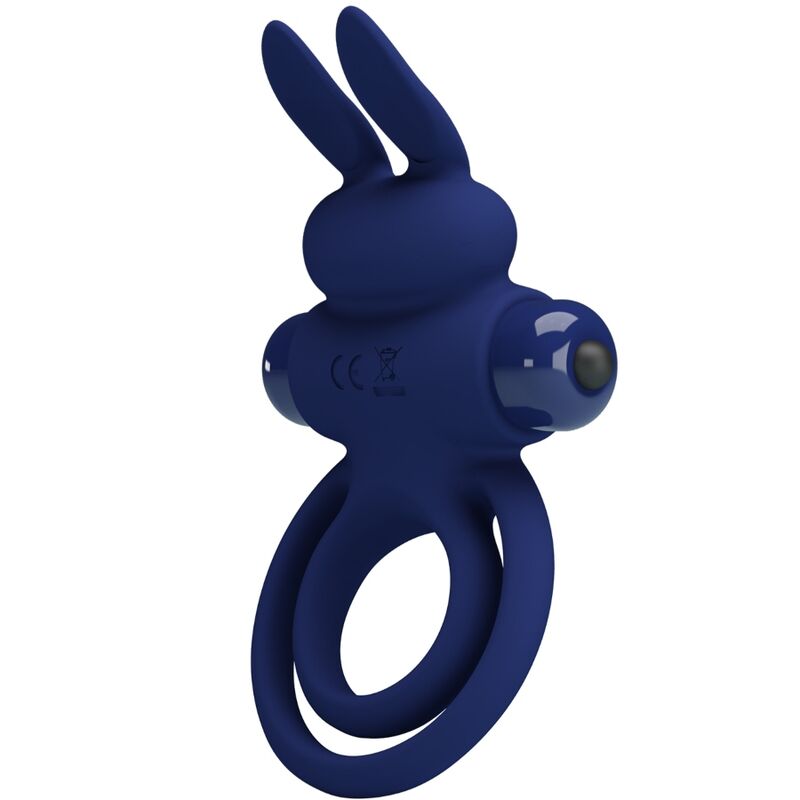 PRETTY LOVE – DAREY DOBLE ANILLO VIBRADOR RABBIT AZUL