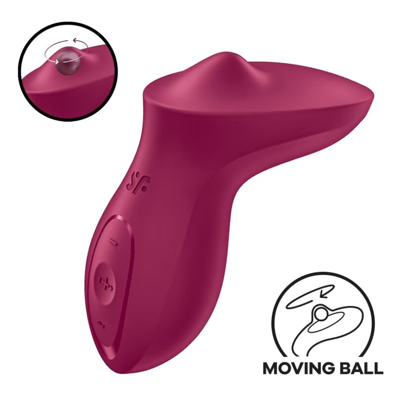 SATISFYER – EXCITERRR VIBRADOR LAY-ON CLÍTORIS BERRY