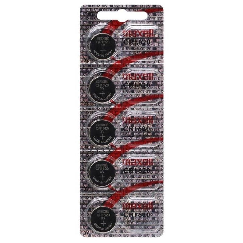 MAXELL – PILA BOTON LITIO CR1620 3V BLISTER*5