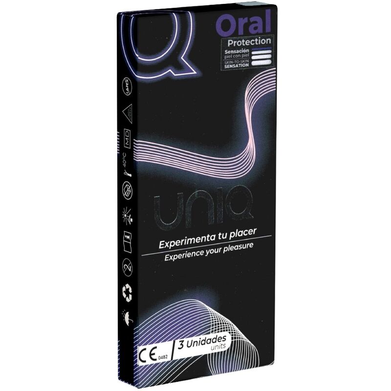 UNIQ – ORAL MASK PRESERVATIVOS SIN LATEX 3 UNIDADES